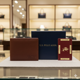 USP LEATHER BI FOLD  MENS WALLET